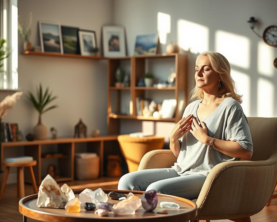 Chakra-Harmonisierung Coaching mit Heilsteinen